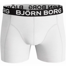 Boxershort Björn Borg Men Core Solid Black & White Black (2-pack)