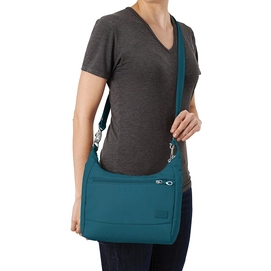 Schoudertas Pacsafe Citysafe CS100 Teal