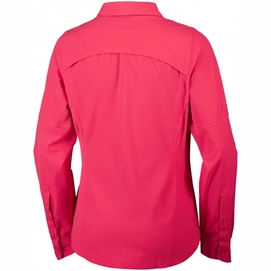 Blouse Columbia Women Silver Ridge Long Sleeve Red Camellia