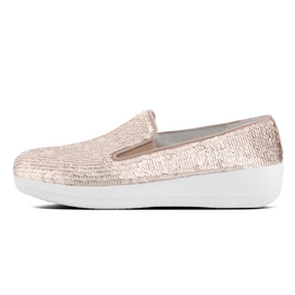 Loafers FitFlop Superskate™ With Sequins Cream
