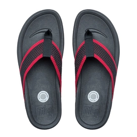 Slipper FitFlop Surfer™ Textile Men Black FF Red