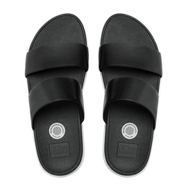 Sandaal FitFlop Loosh™ Slide Leather Black