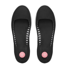 Ballerina FitFlop F-Sporty™ Canvas Black