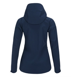 Ski Jas Peak Performance Women Adventure Hooded Jacket Thermal Blue