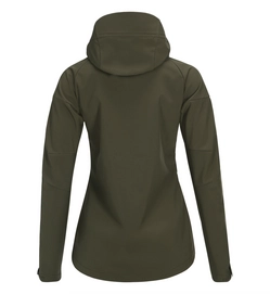 Ski Jas Peak Performance Women Adventure Hooded Jacket Terrain Green