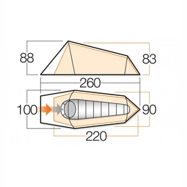 Tent Vango Helix Cactus 100