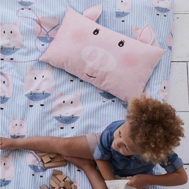 Sierkussen Covers & Co Piggy Pink (30 x 50 cm)