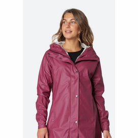 2---Regenjas Ilse Jacobsen Women RAIN87 Maroon-2