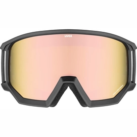 2---Skibril Uvex Unisex Athletic CV Race Black Mat Mirror Orange 2