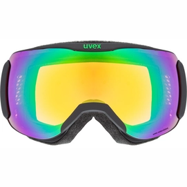 2---Skibril Uvex Unisex Downhill 2100 CV S2 Black Neo Green Orange 2