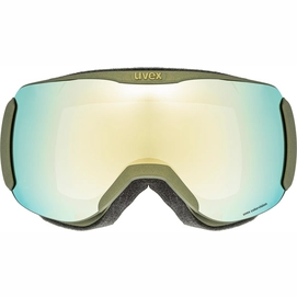 2---Skibril Uvex Unisex Downhill 2100 CV S2 Croco Mat Gold Green 2