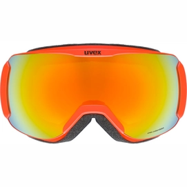 2---Skibril Uvex Unisex Downhill 2100 CV S2 Fierce Red Mat Orange Green 2
