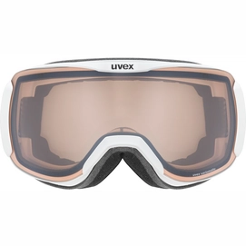 2---Skibril Uvex Unisex Downhill 2100 V S1 3 White Mat Silver Clear 2