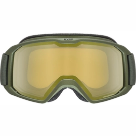 2---Skibril Uvex Unisex Elemnt FM S2 Croco Mat  Gold Lasergold 2