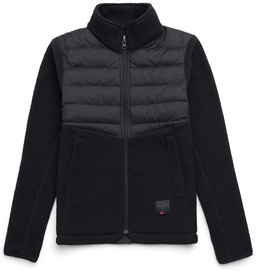 Vest Herschel Supply Co. Women's Guide Fleece Hybrid Sherpa Full Zip Black