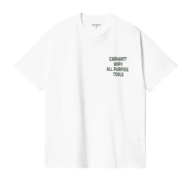 T-Shirt Carhartt WIP S/S Cross Screw Unisex White