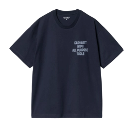 T-Shirt Carhartt WIP S/S Cross Screw Unisex Air Force Blue