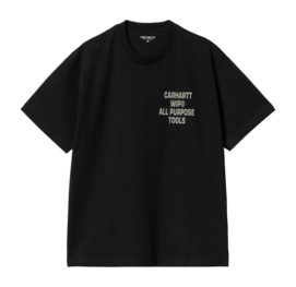 T-Shirt Carhartt WIP S/S Cross Screw Unisex Black