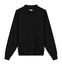 Polo Olaf Hussein Homme Oversized Knitted Black