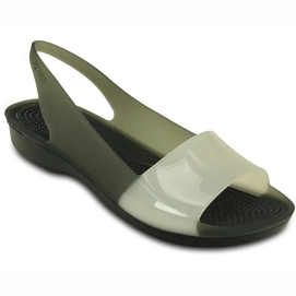 Sandaal Crocs ColorBlock Flat Stucco