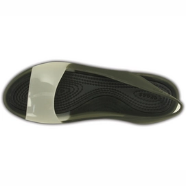 Sandaal Crocs ColorBlock Flat Stucco