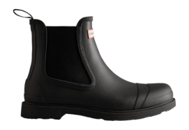 Regenlaars Hunter Men Chelsea Commando Black