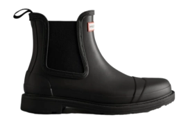 Bottes de Pluie Hunter Women Chelsea Commando Black