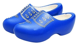 Holzclogs Kinder Gevavi VV Blau