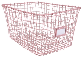 Basket Kidsdepot Wire Pink (set van 3)