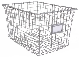 Basket Kidsdepot Wire Grey (set van 3)