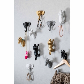 Wandhaak Kidsdepot Eli Olifant Wit