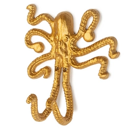 Wandhaken Kidsdepot Okki Octopus Gold