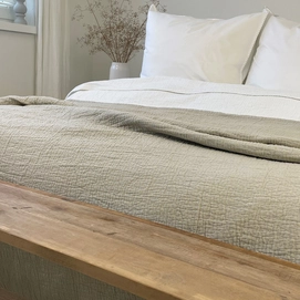 Sprei Town&Country Denver Sand Beige Katoen