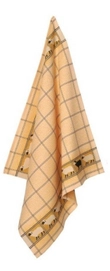 Theedoek Elias Sheep Yellow (set van 2)