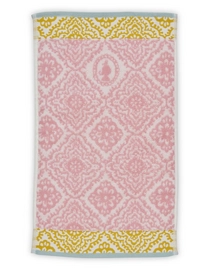 Gastendoek Pip Studio Jacquard Check Roze (Set van 4)