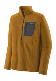Gilet Patagonia Homme R1 Air Zip Neck Raptor Brown