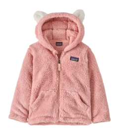 Zip Sweatshirt Patagonia Baby Furry Friends Hoody Mallow Pink
