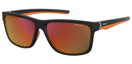 Lunettes de Soleil  Polaroid PLD 7014/S Matt Black Orange / Red Mirror Polarized