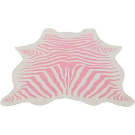 Vloerkleed Kidsdepot Zebra Pink 120 x 90 cm