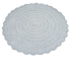 Vloerkleed Kidsdepot Roundy Blue 110 cm