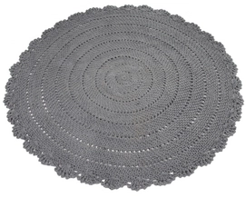 Vloerkleed Kidsdepot Roundy Grey 110 cm