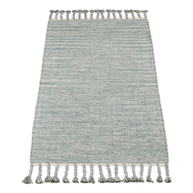 Vloerkleed Kidsdepot Fringes Seagreen 70 x 140 cm