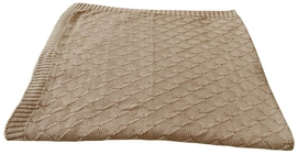 Couverture de bébé Kidsdepot Manta Check Taupe