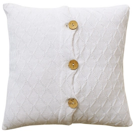 Coussin Kidsdepot Manta Check White (40 x 40 cm)