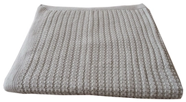 Couverture de bébé Kidsdepot Manta Cable Silver