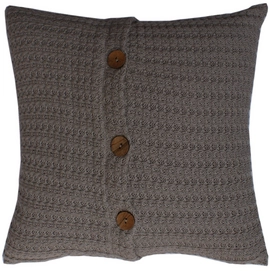 Coussin Kidsdepot Manta Cable Anthra (40 x 40 cm)