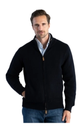 Gilet William Lockie Homme BP Gents Plain Jacket Contrast Navy Cobble