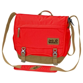 Schultertasche Jack Wolfskin Camden Town Fiery Rot