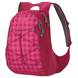 Rucksack Jack Wolfskin Savona Pink Classic Check Damen