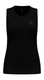 T-Shirt Odlo Women Baselayer Top Crew Neck Singlet Merino 160 Black 24